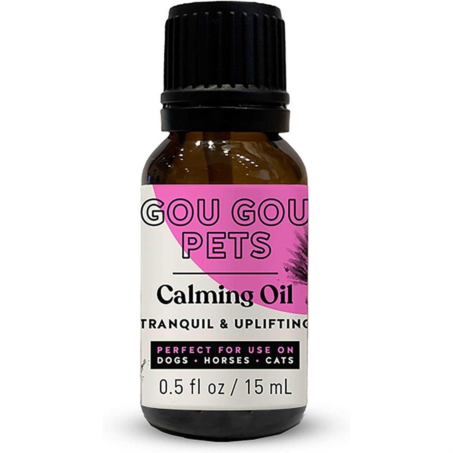 Gou Gou Pets Holistic Natural Derived Calming Pet Essential Oil Blend for Anxiety - Healthber