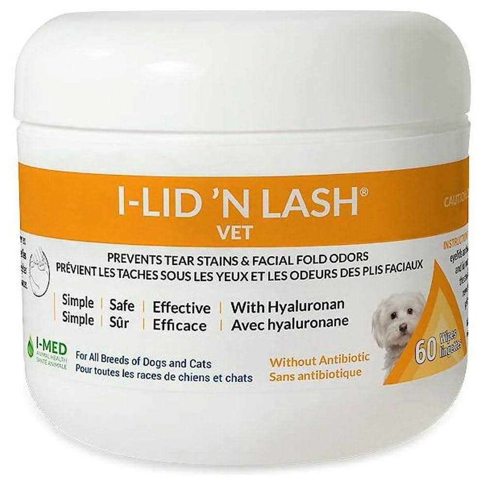 I-Lid ‘n Lash Hygiene Vet Wipes - Healthber