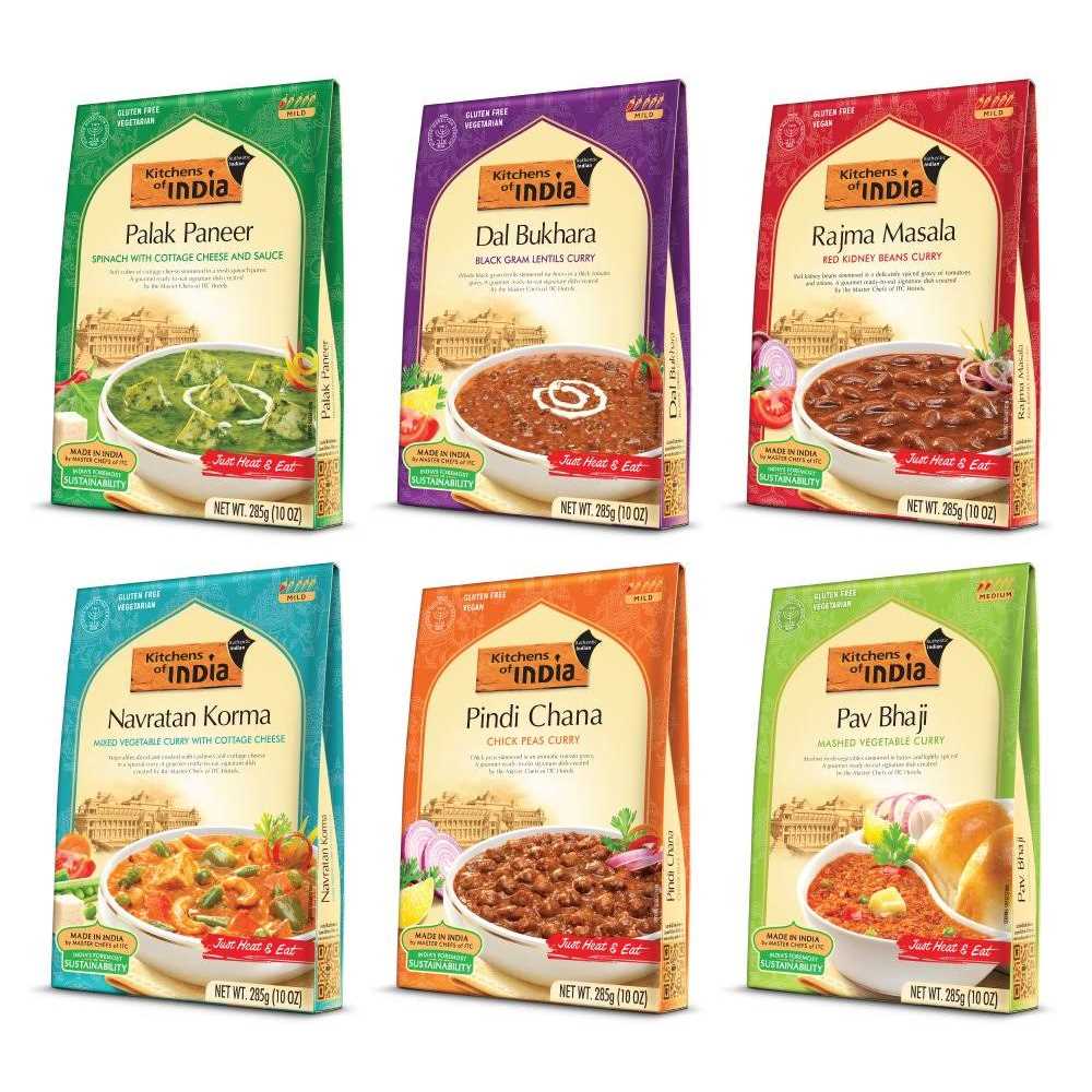 Kitchens Of India Ready To Eat Dinner Variety Pack - Healthber