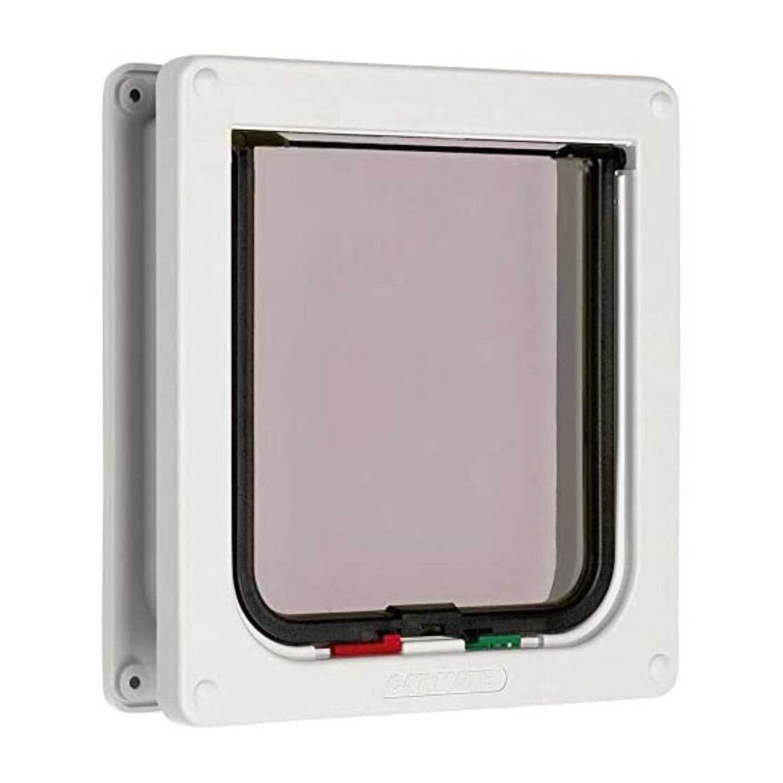 Cat Mate 4 Way Locking Cat Flap with Door Liner - Healthber