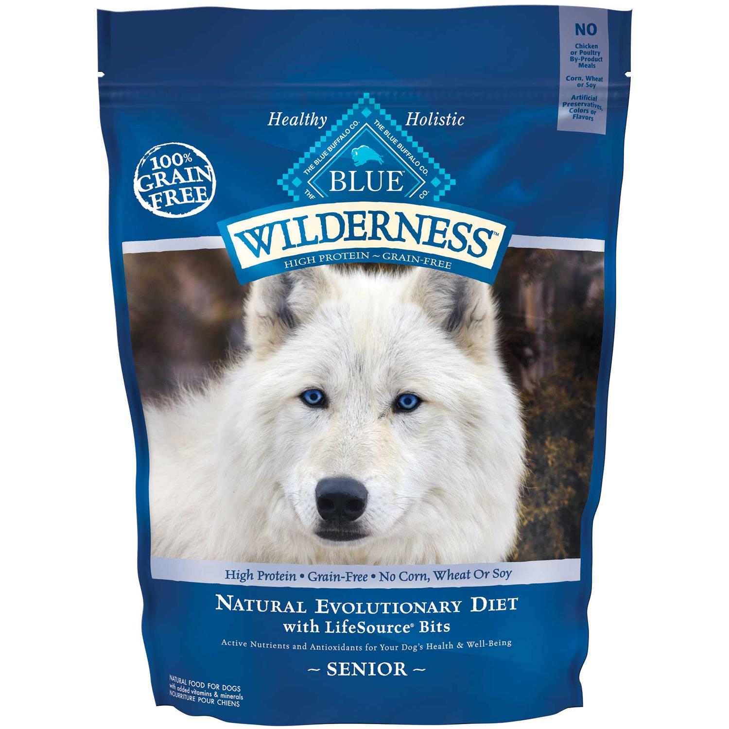 Blue Buffalo Wilderness Chicken Senior Dry Dog Food - Healthber