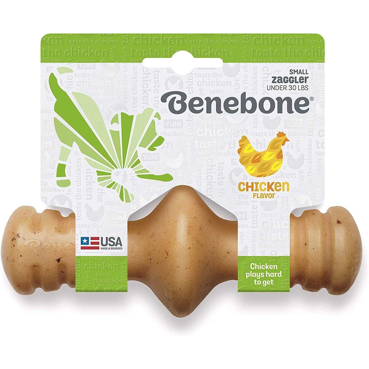 Benebone Chicken Zaggler Dog Chew Toy - Healthber