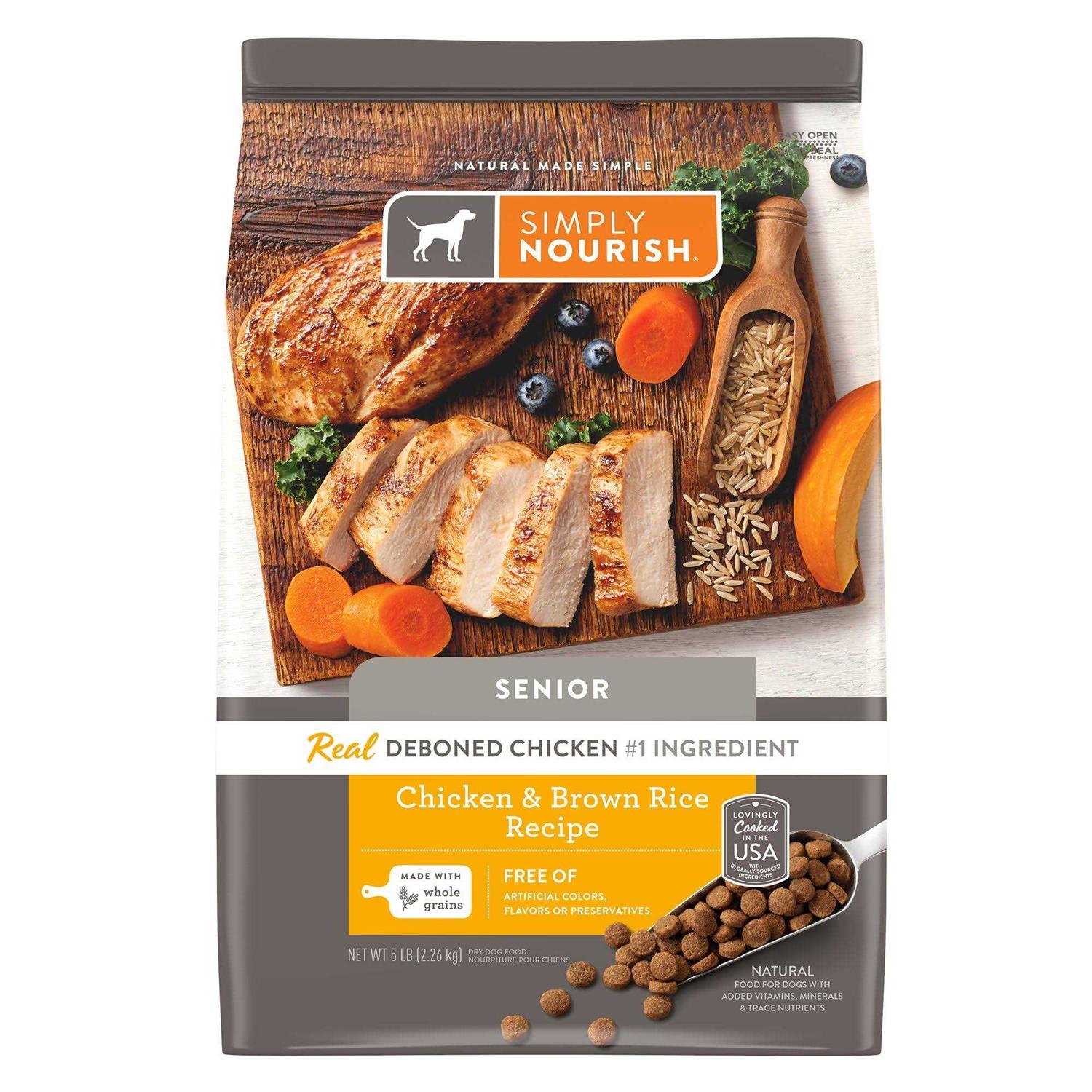 Simply Nourish Original Senior Dry Dog Food - Healthber