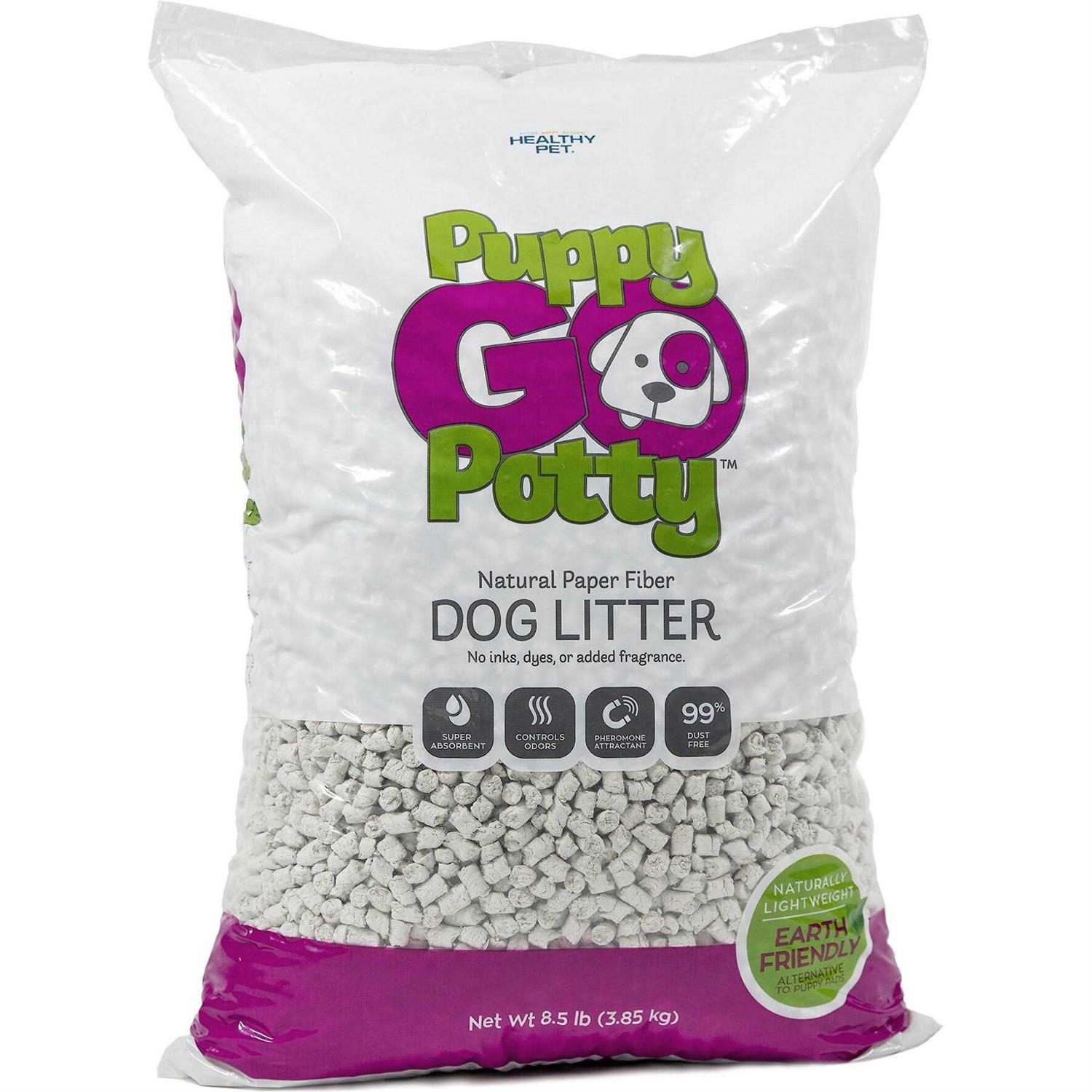 Puppy Go Potty Natural Paper Fiber Dog Litter - Healthber