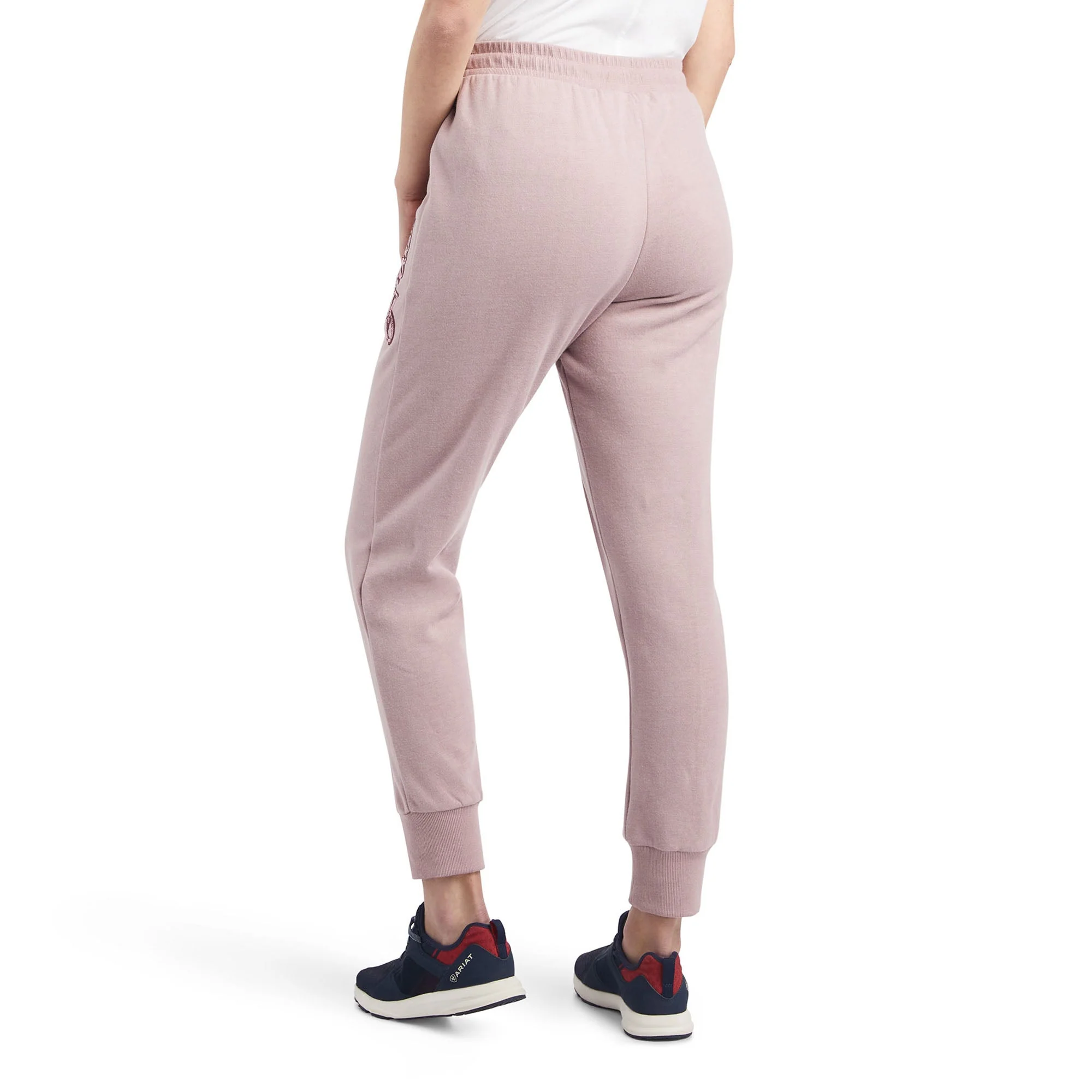 Ariat Women's Real Sweatpant Joggers, Rose Heather - Healthber