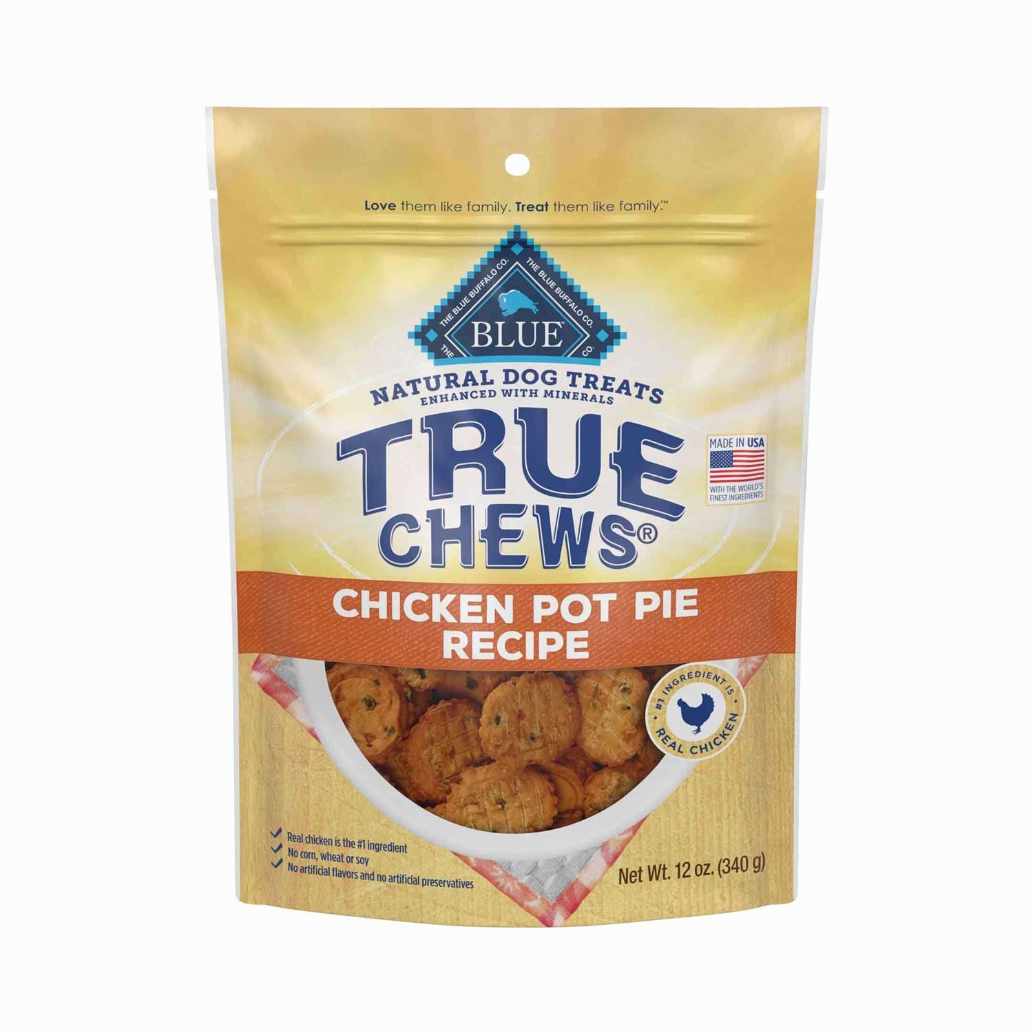 Blue Buffalo True Chews Natural Chicken Pot Pie Dog Treats - Healthber