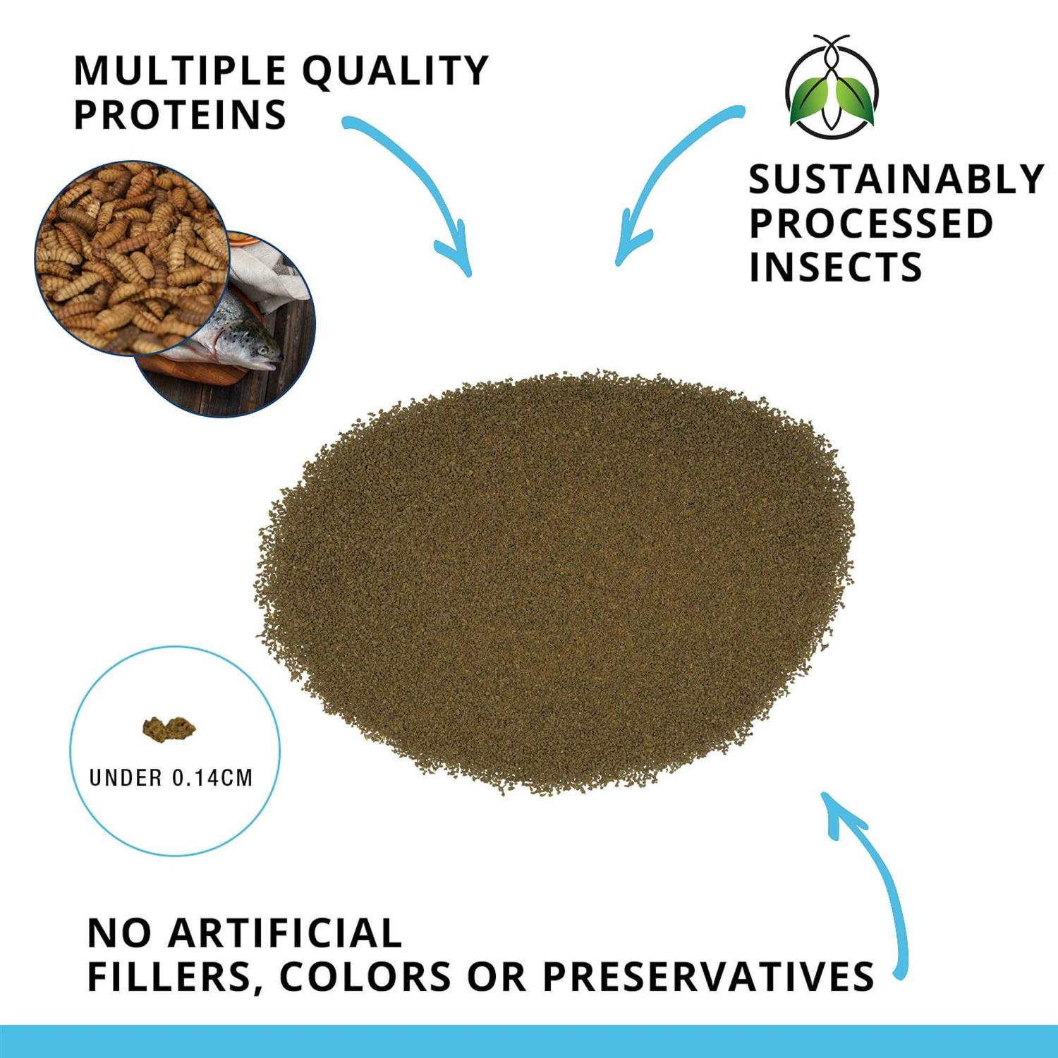 Fluval Bug Bites Tropical Fish Small Granules - Healthber