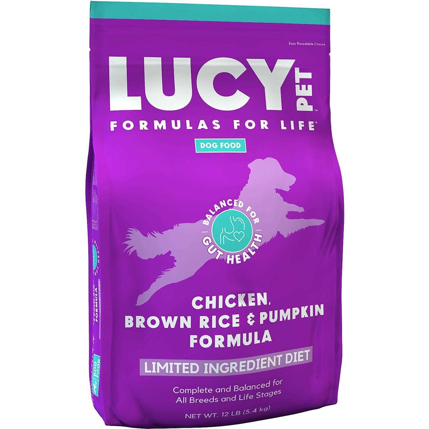 Lucy Pet Formula for Life Chicken Brown Rice & Pumpkin Dry Dog Food - Healthber