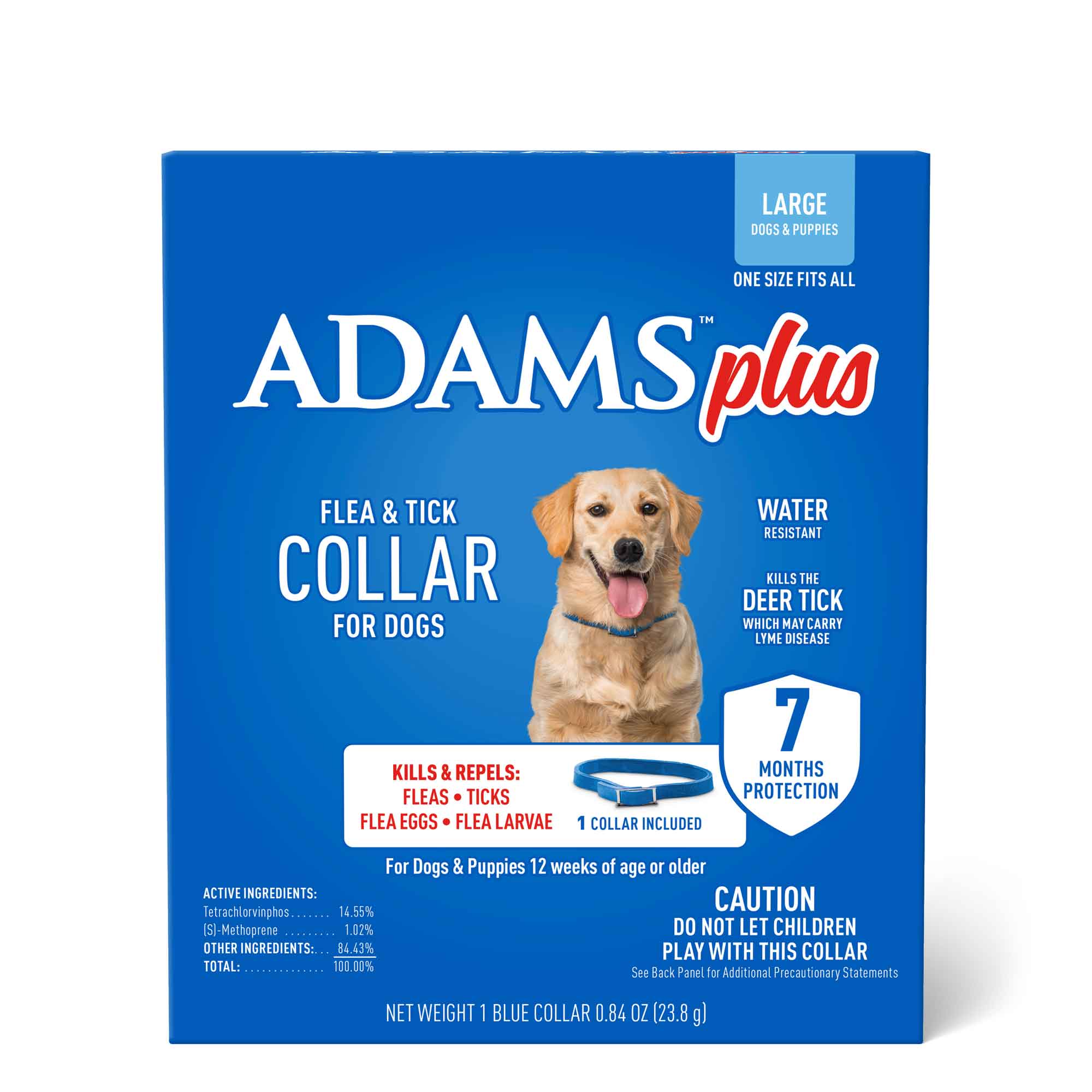 Adams Plus Dog Flea & Tick Collar - Healthber
