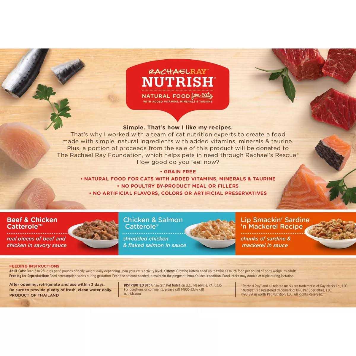 Rachael Ray Nutrish Variety Pack Wet Cat Food - Healthber