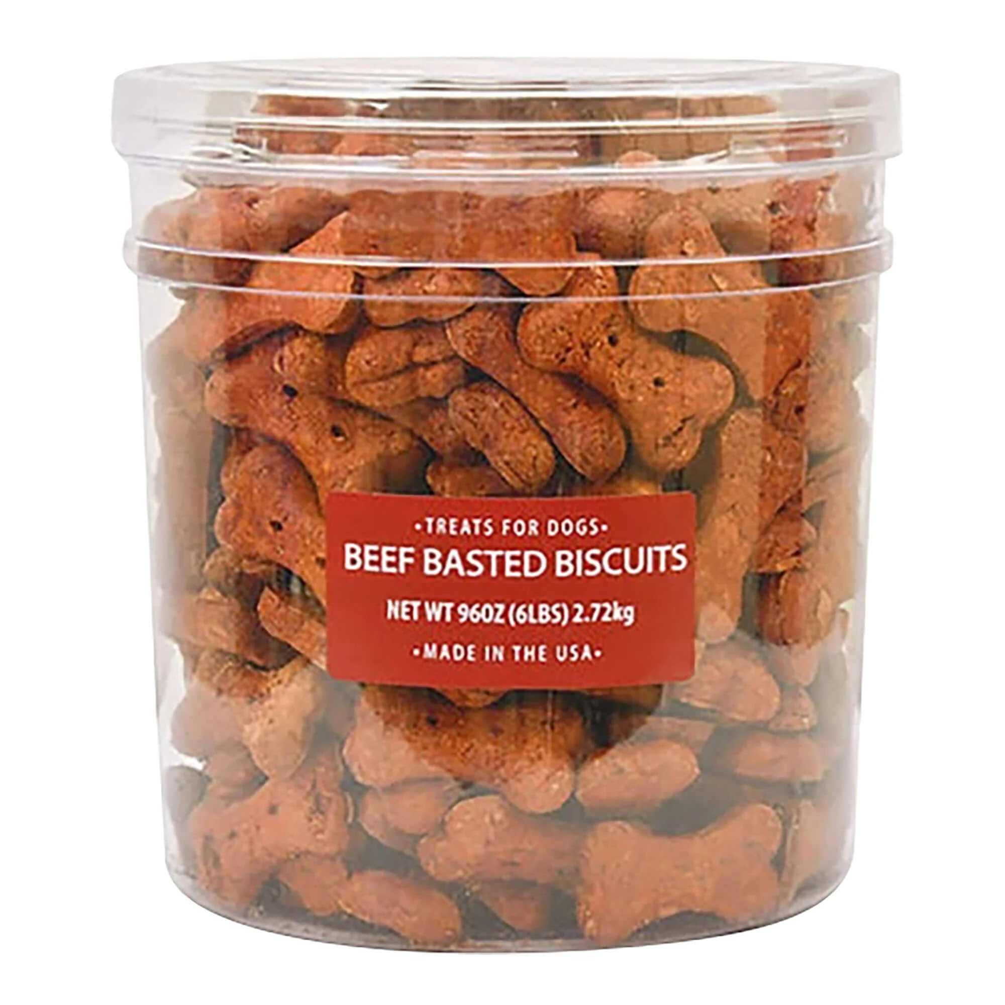 Pet Life Beef Basted Dog Biscuits, 6 lbs - Healthber