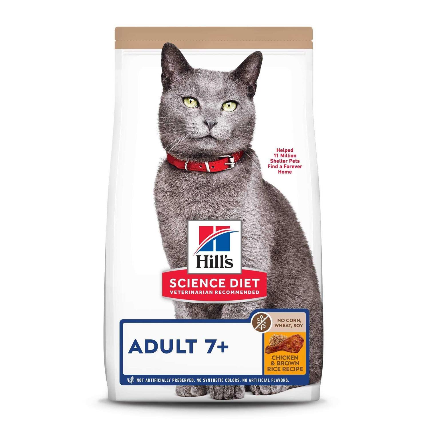 Hill’s Science Diet 7+ No Wheat Corn Soy Cat Food - Healthber