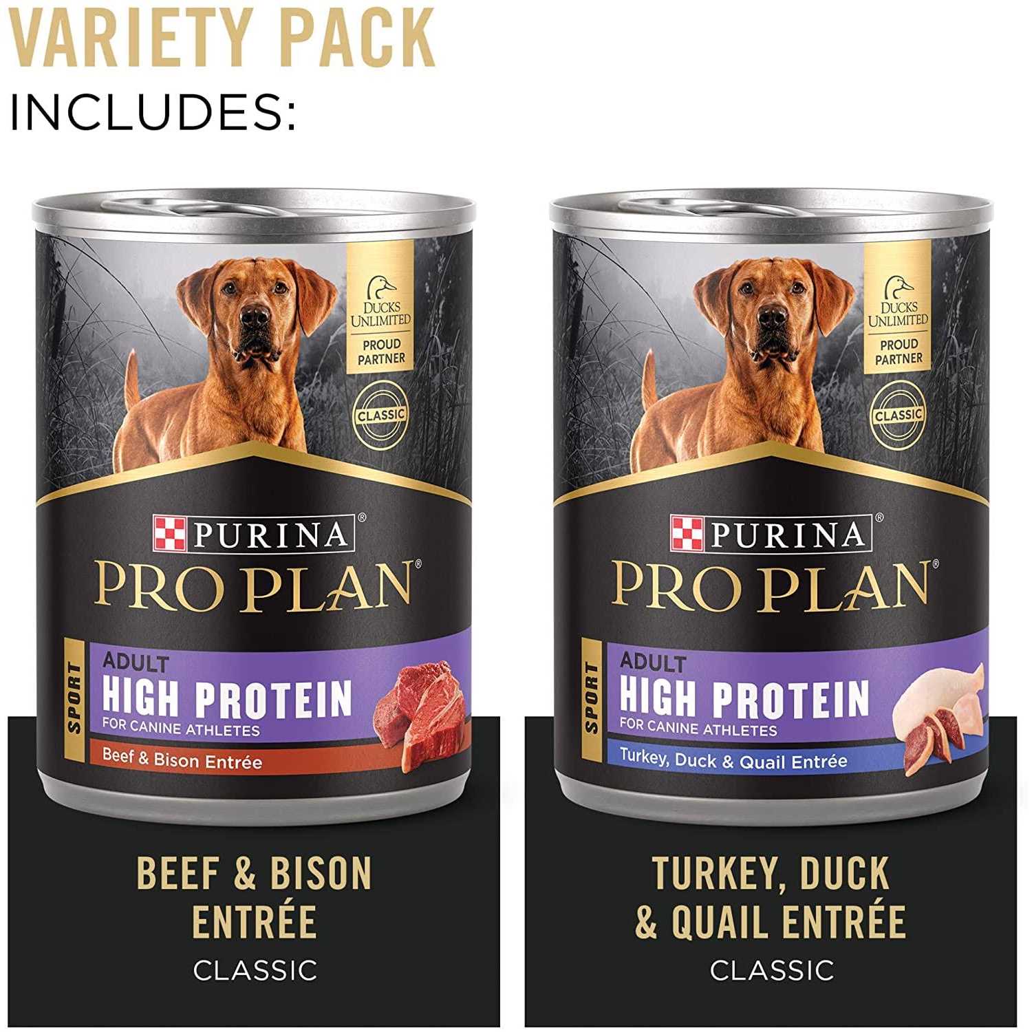 Purina Pro Plan Sport High Protein Variety Pack Wet Dog Food - Healthber