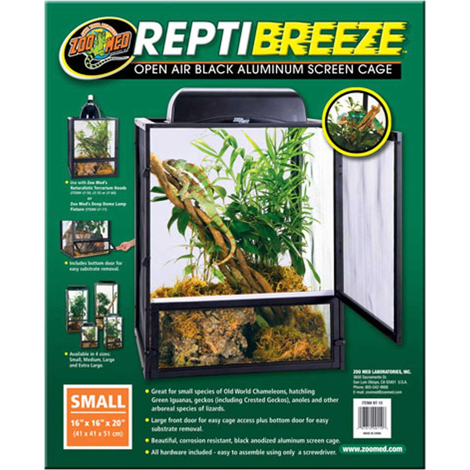 Zoo Med ReptiBreeze Open Air Aluminum Screen Cage - Healthber
