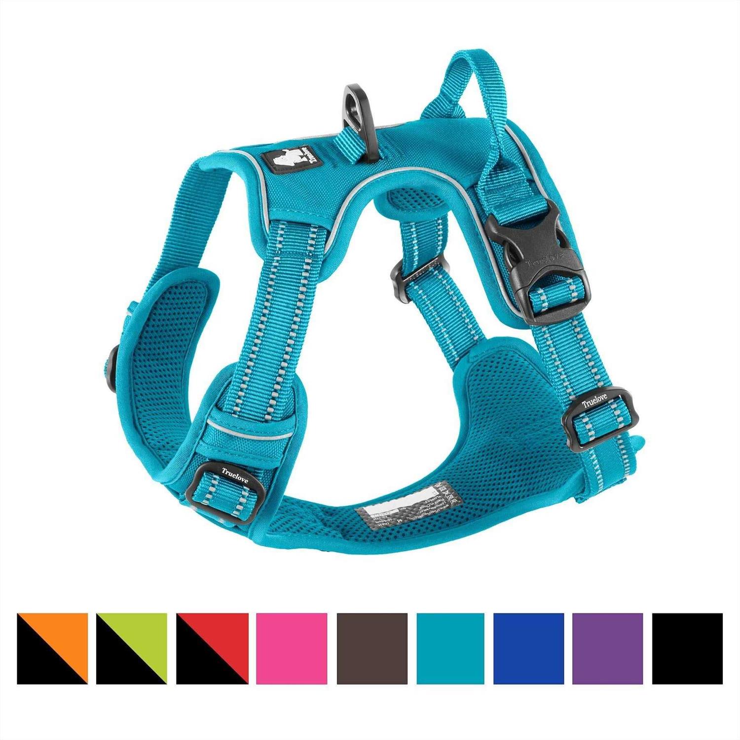 Chai’s Choice Premium Outdoor Adventure Dog Harness 3M Reflective Vest Leash Matching Leash - Healthber