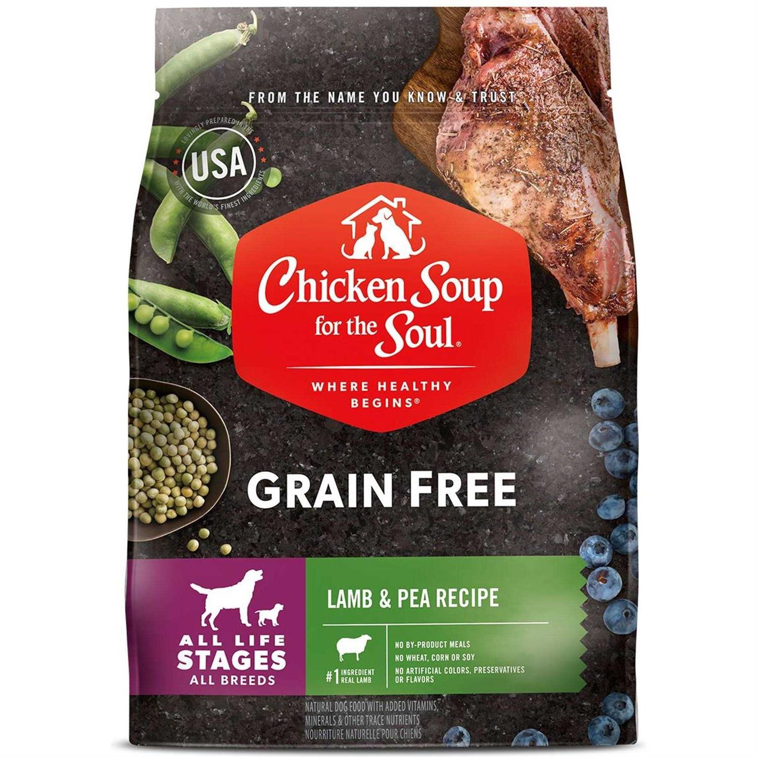 Chicken Soup for The Soul Grain Free Pea Sweet Potato Dry Dog Food - Healthber