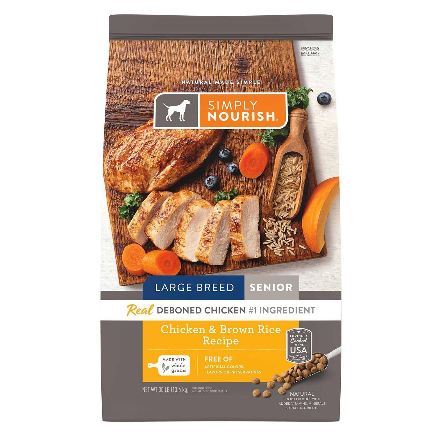 Simply Nourish Original Senior Dry Dog Food - Healthber