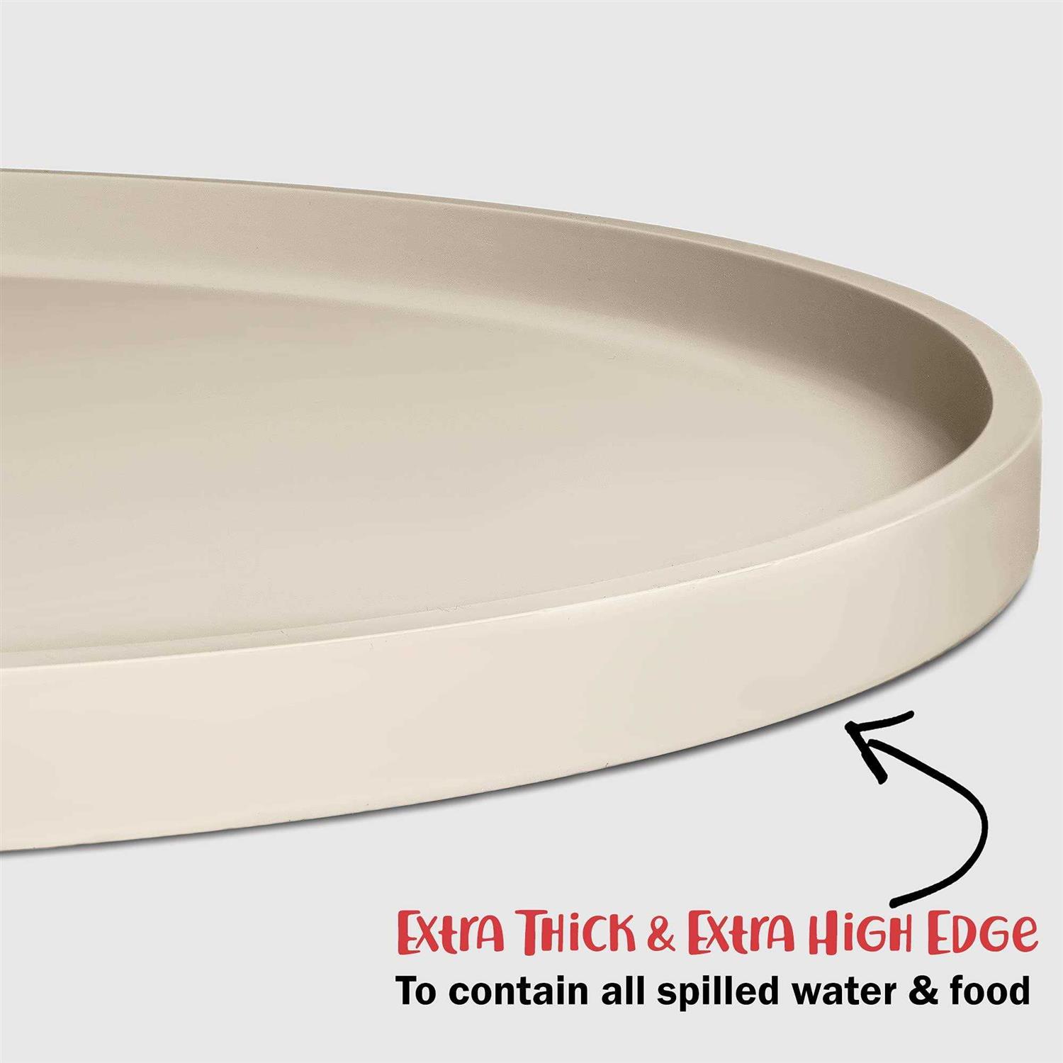DogBuddy Dog Food Mat Waterproof Dog Bowl Mat, Silicone Dog Mat for Food and Water - Healthber