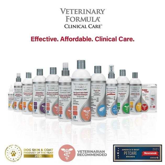 Veterinary Formula Clinical Care Hot Spot & Itch Relief Medicated Shampoo - Healthber