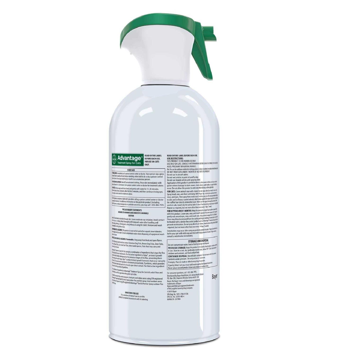 Advantage Flea Treatment Spray for Cats - Healthber