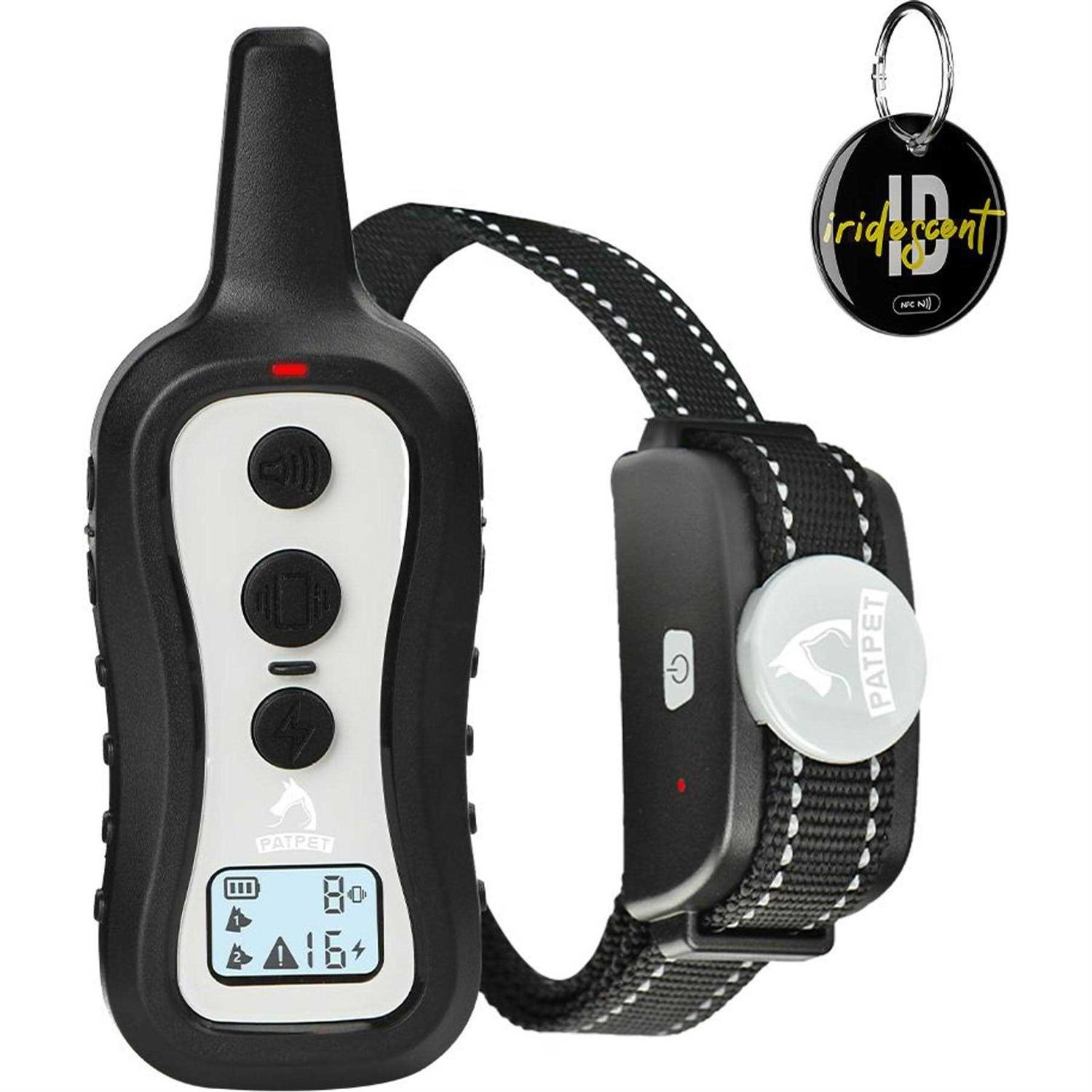 Patpet P301 1000ft Remote Dog Bark Control & Training Shock Collar - Healthber