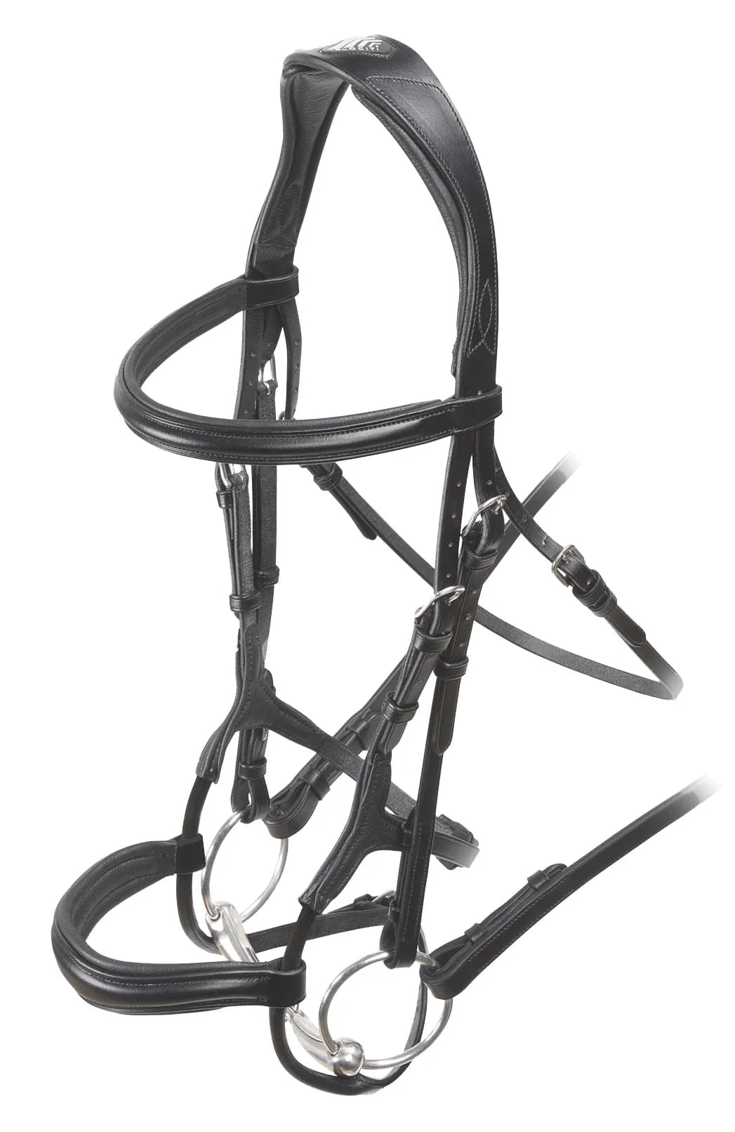 Velociti Rolled Padded Cavesson Bridle - Healthber