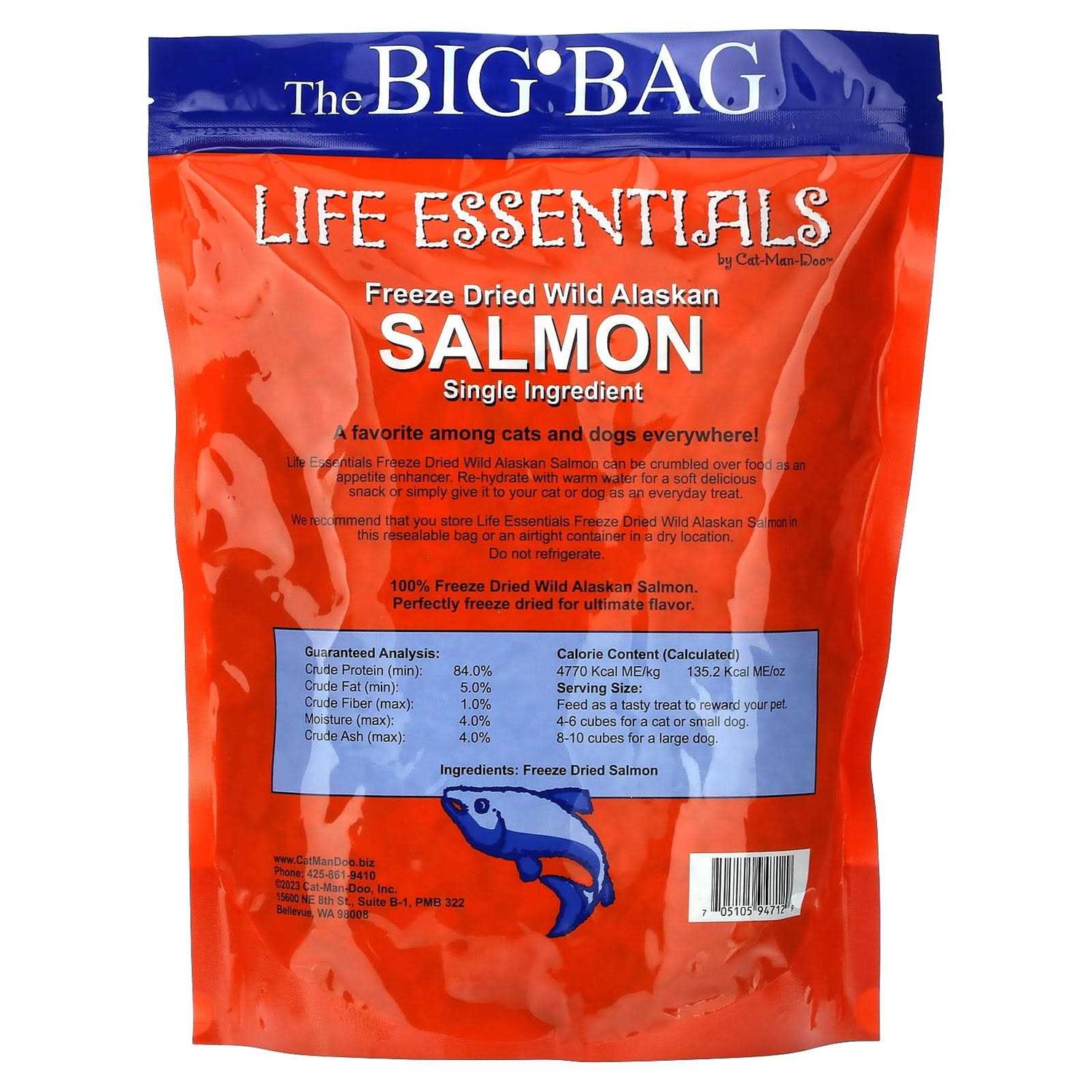 Cat-man-doo Life Essentials Freeze Dried Wild Alaskan - Healthber
