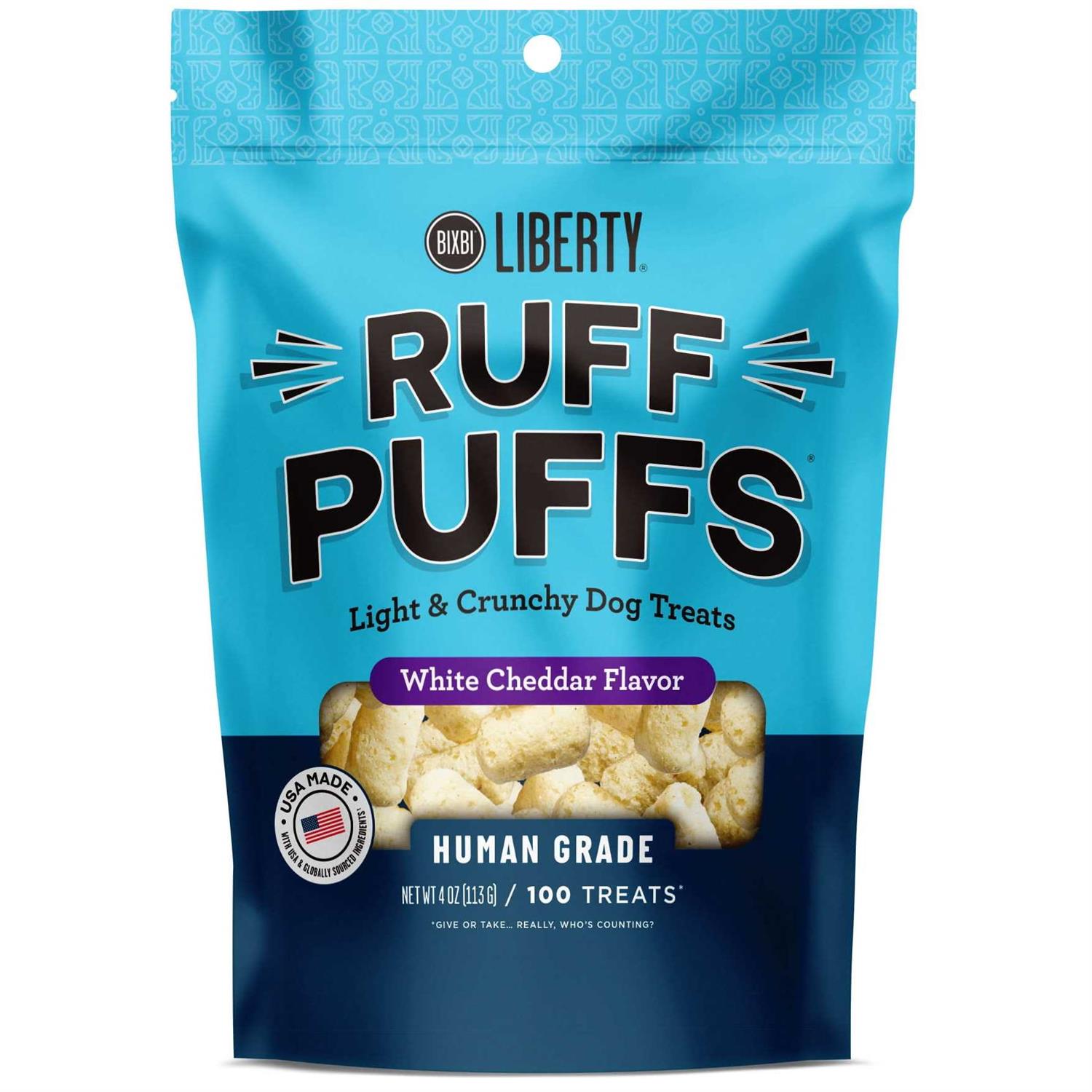Liberty Ruff Puffs Flavor Dog Treats - Healthber