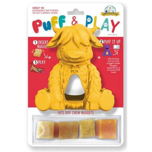 Yeti Dog Puff & Play Toy - Healthber