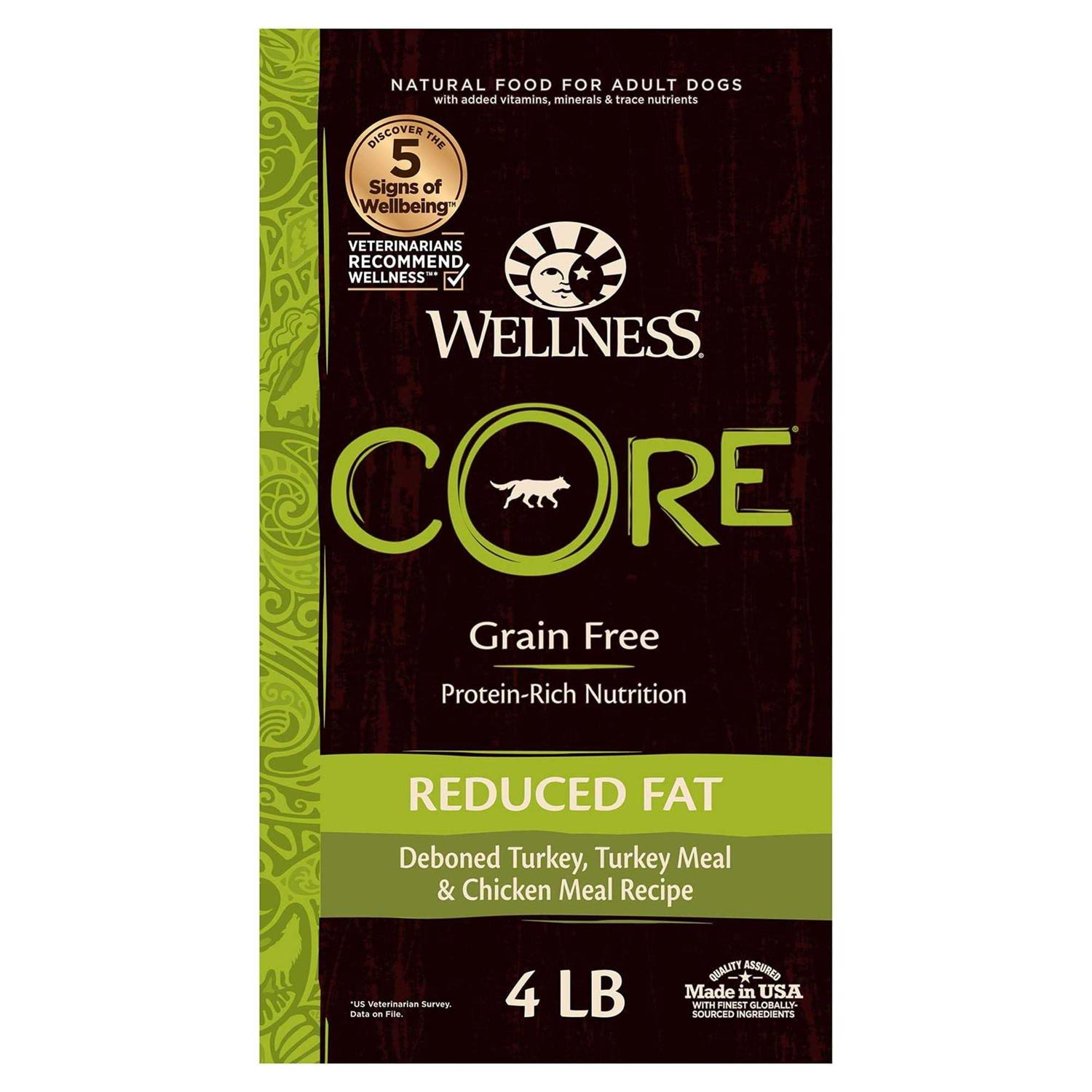 Wellness CORE Grain-Free Reduced Fat Dry Dog Food - Healthber