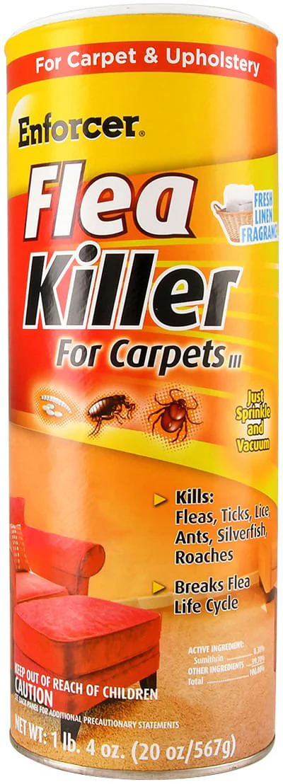 Enforcer Flea Killer for Carpets, 20 oz - Healthber