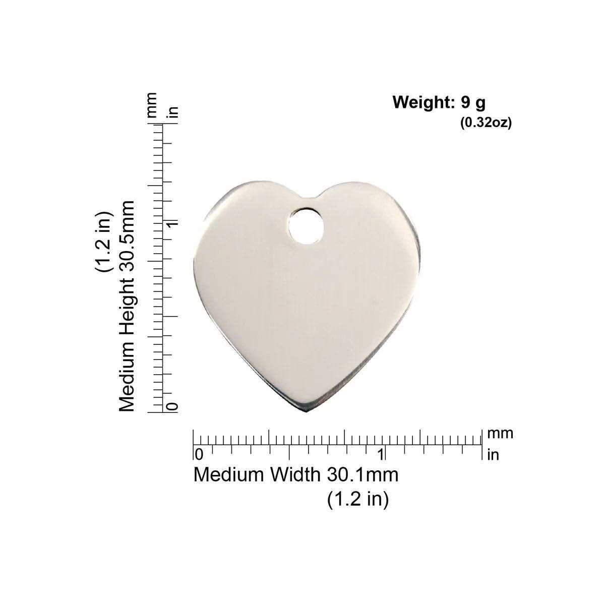Red Dingo Heart Pet ID Dog Tags - Healthber