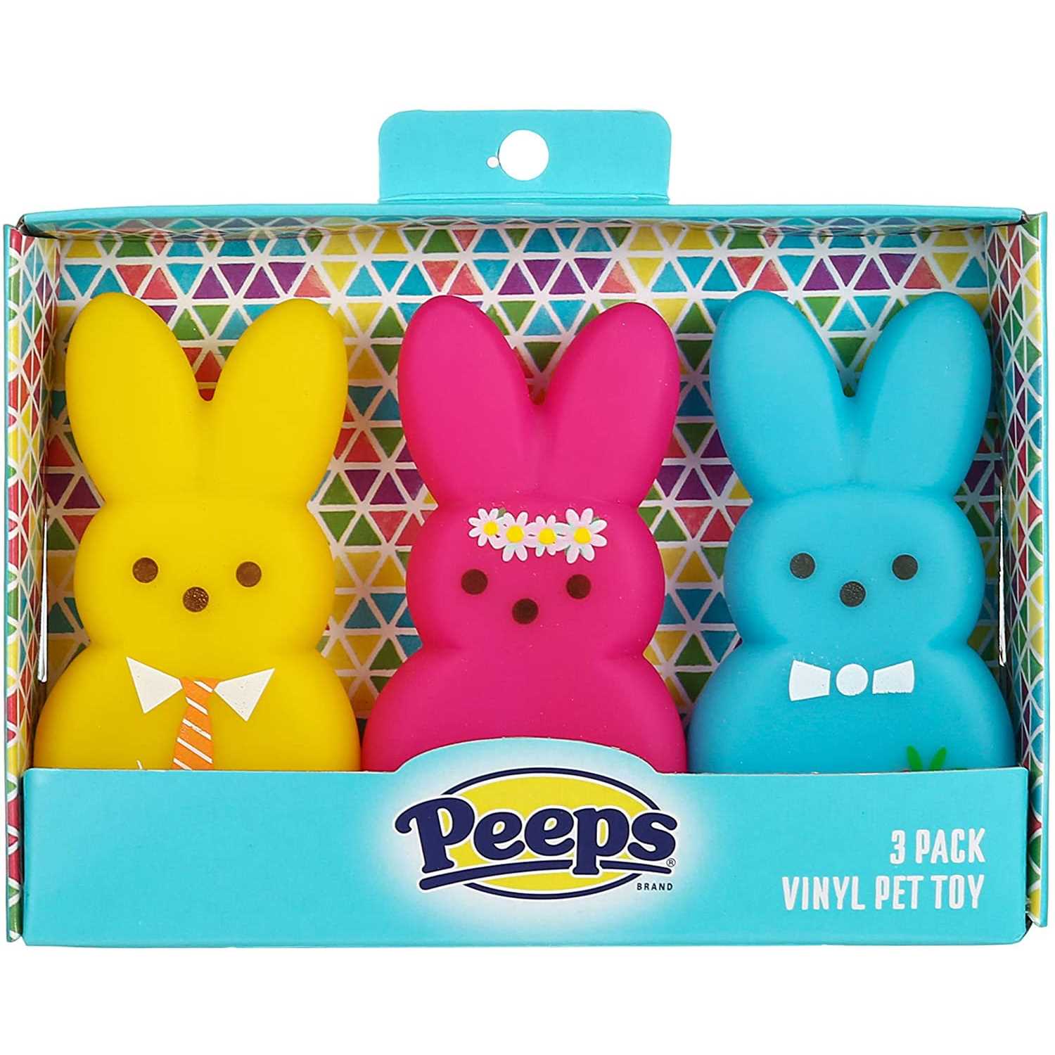 Peeps Dog Toy Vinyl Bunny - Healthber