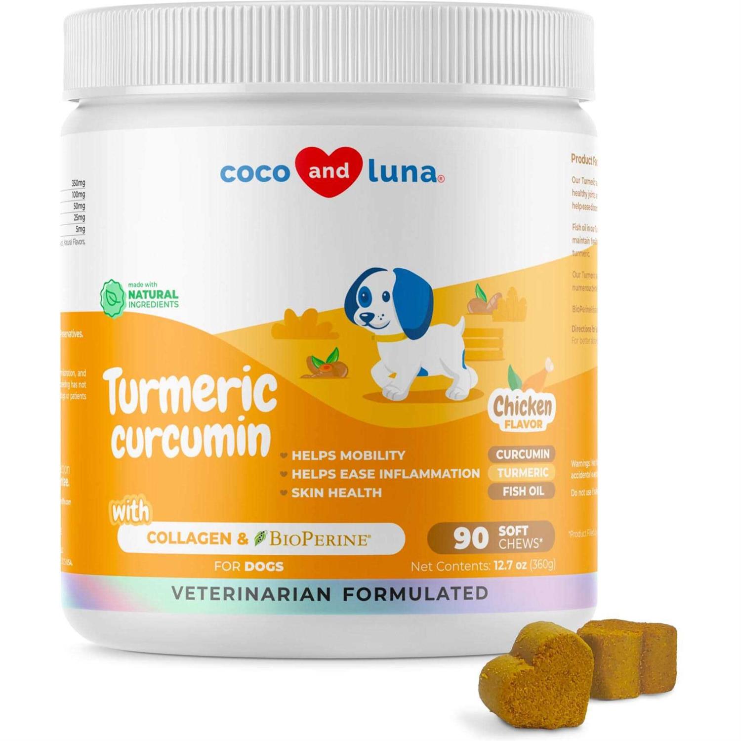 Coco and Luna Turmeric for Dogs - Healthber