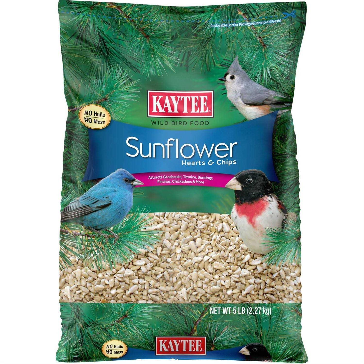 Kaytee Sunflower Hearts & Chips Wild Bird Food - Healthber