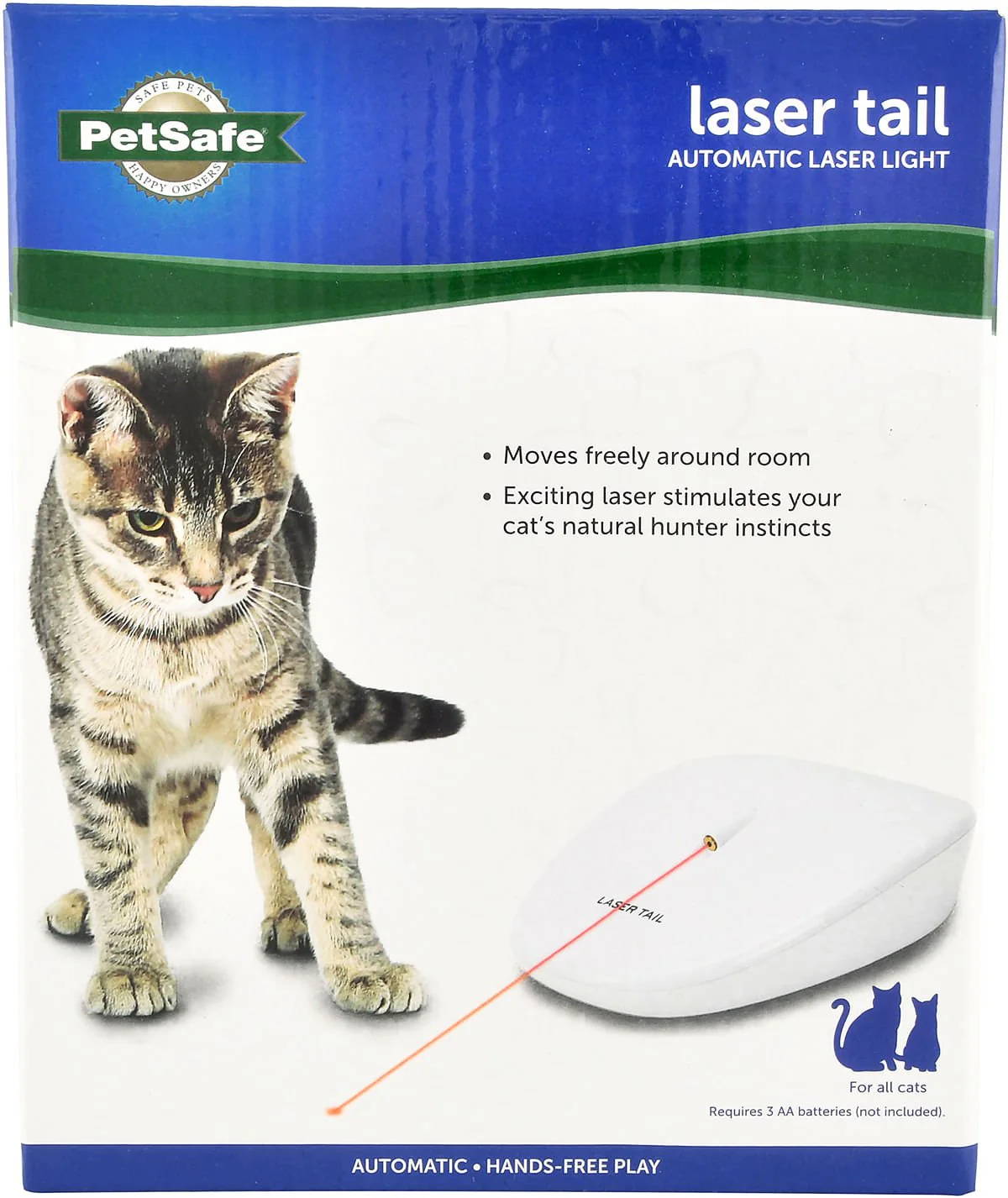 PetSafe Laser Tail Automatic Laser Light Cat Toy - Healthber