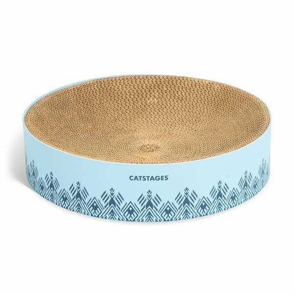 Catstages Scratch & Snuggle Cat Scratcher Bowl - Healthber