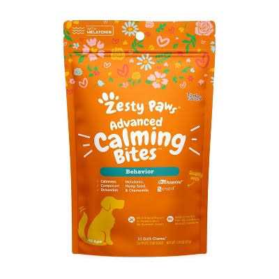 Zesty Paws Valentine + Easter Calming Bites Combo for Dogs Turkey Flavor - Healthber