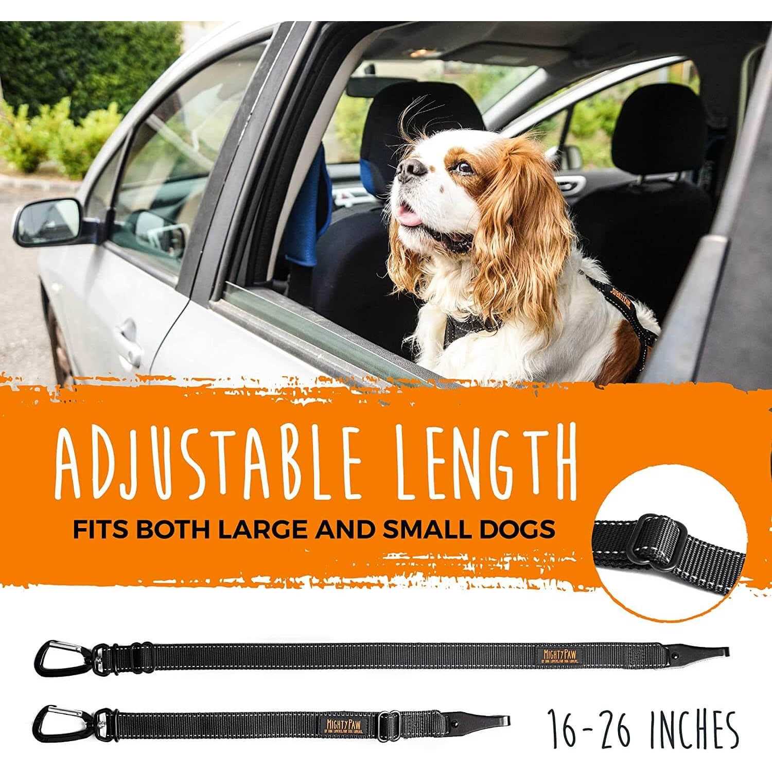 Mighty Paw Safety Belt Dog Seat Belt - Healthber