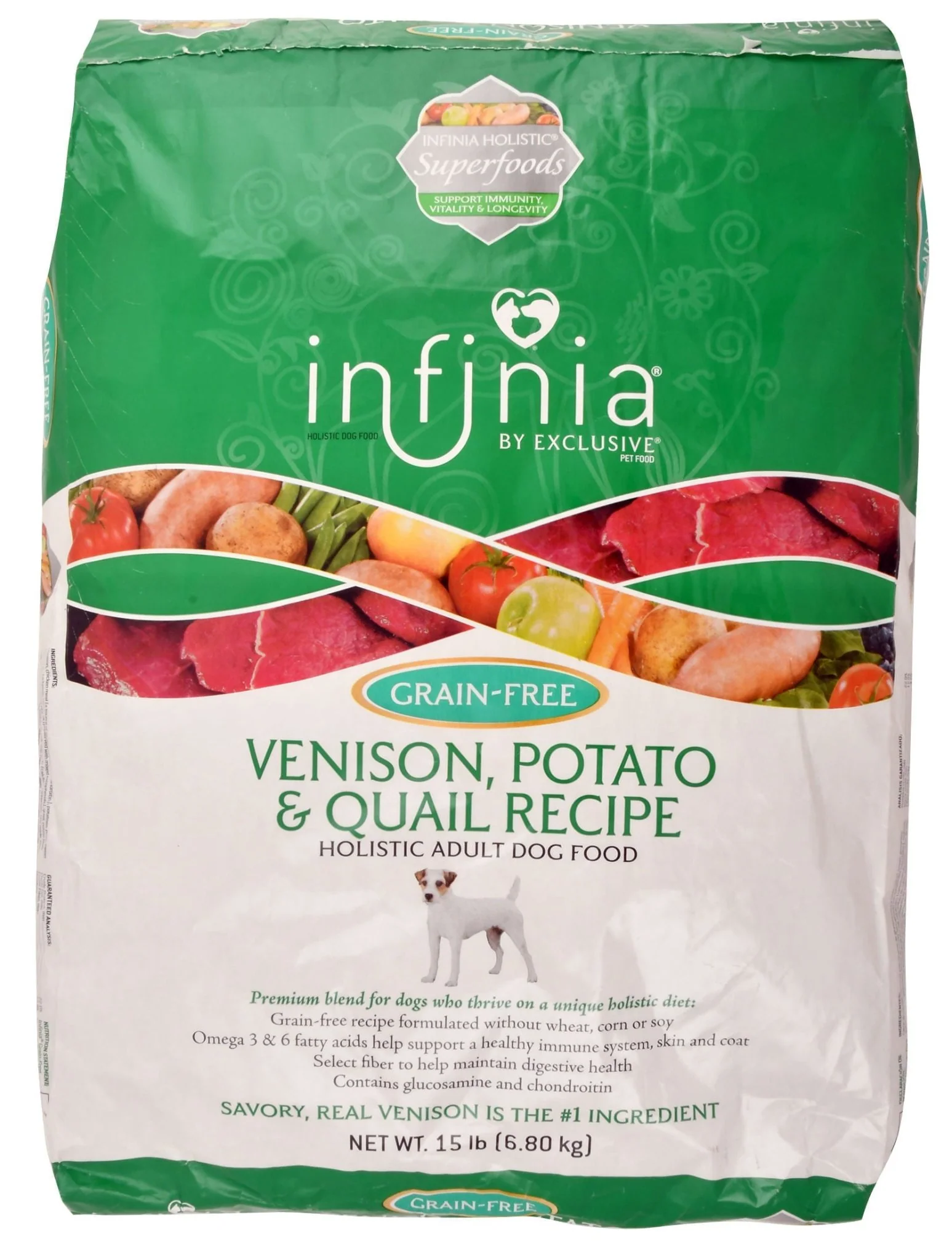 Infinia Grain Free Venison, Potato, & Quail Recipe - Healthber