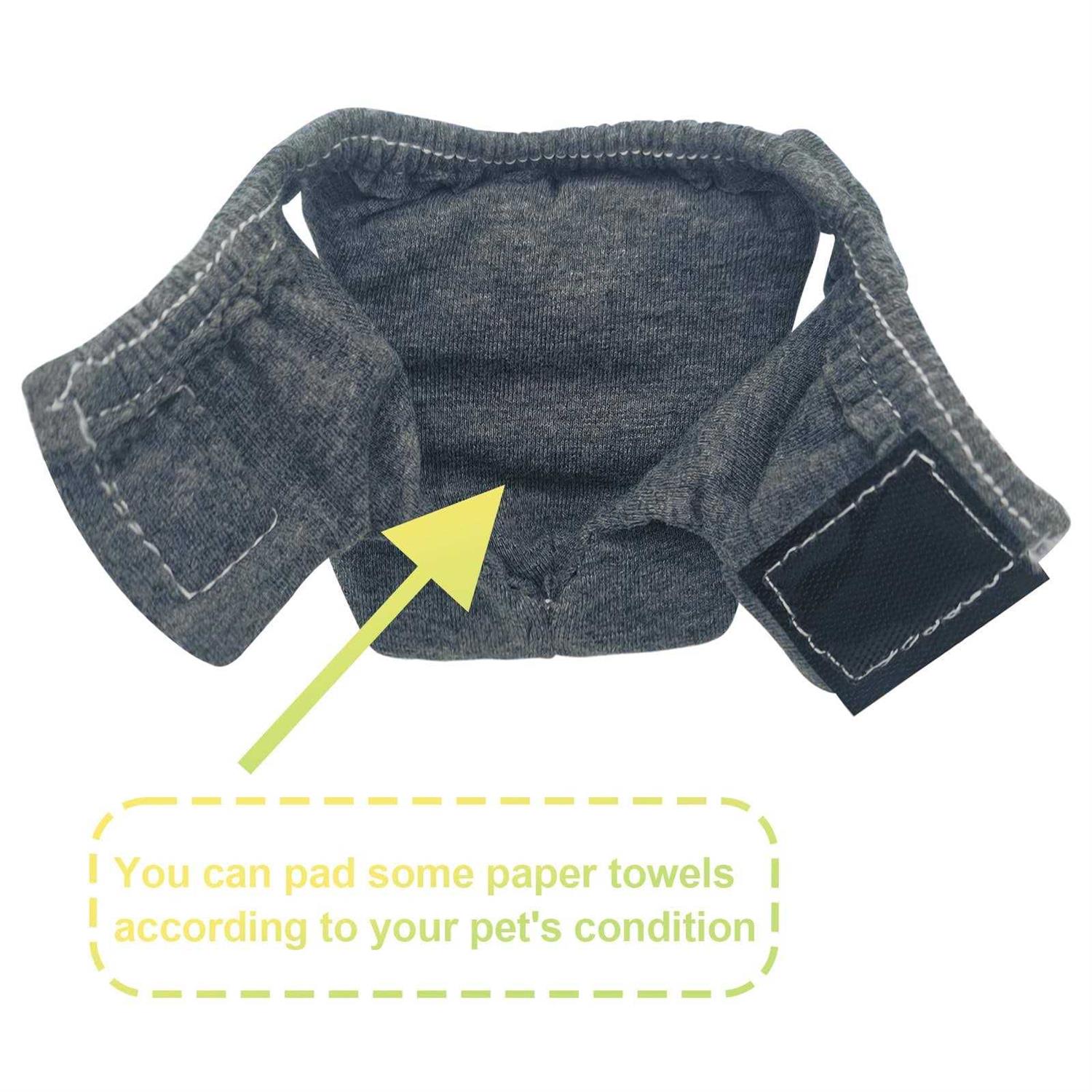 2PCS Small Pet Diapers,Guinea Pig Diapers,Reusable Squirrel Diapers,Washable,with Velcro,Specially Designed for Use on Pet Squirrels Small Medium - Healthber