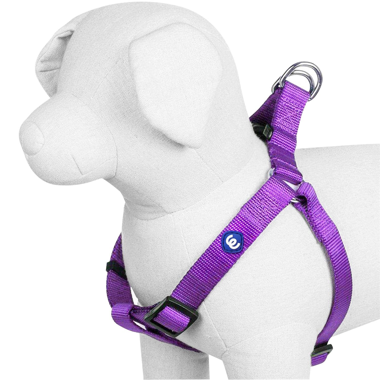 Blueberry Pet Essentials Classic Durable Solid Nylon Step-In Dog Harness - Healthber