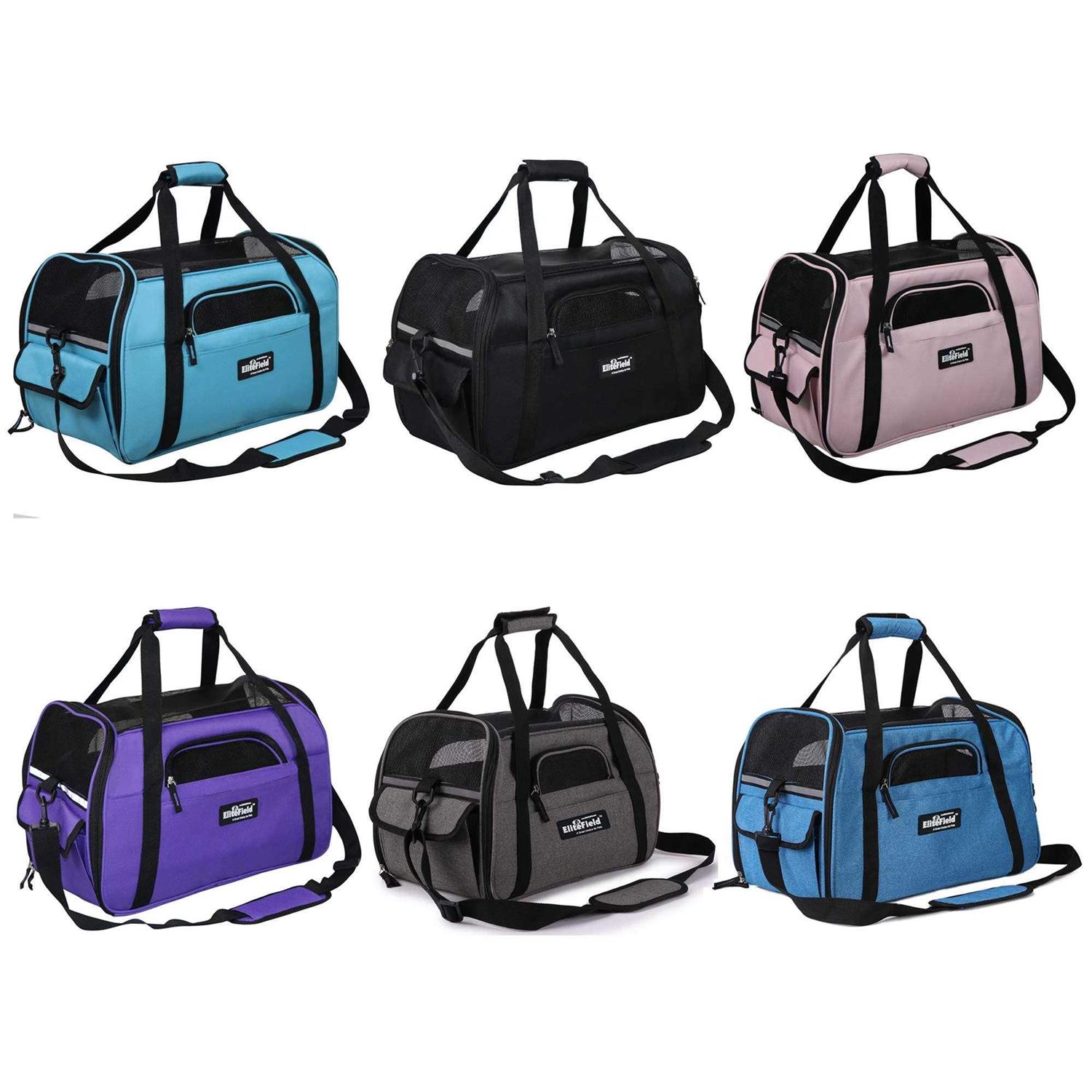 EliteField Soft-Sided Airline-Approved Pet Carrier Bag - Healthber