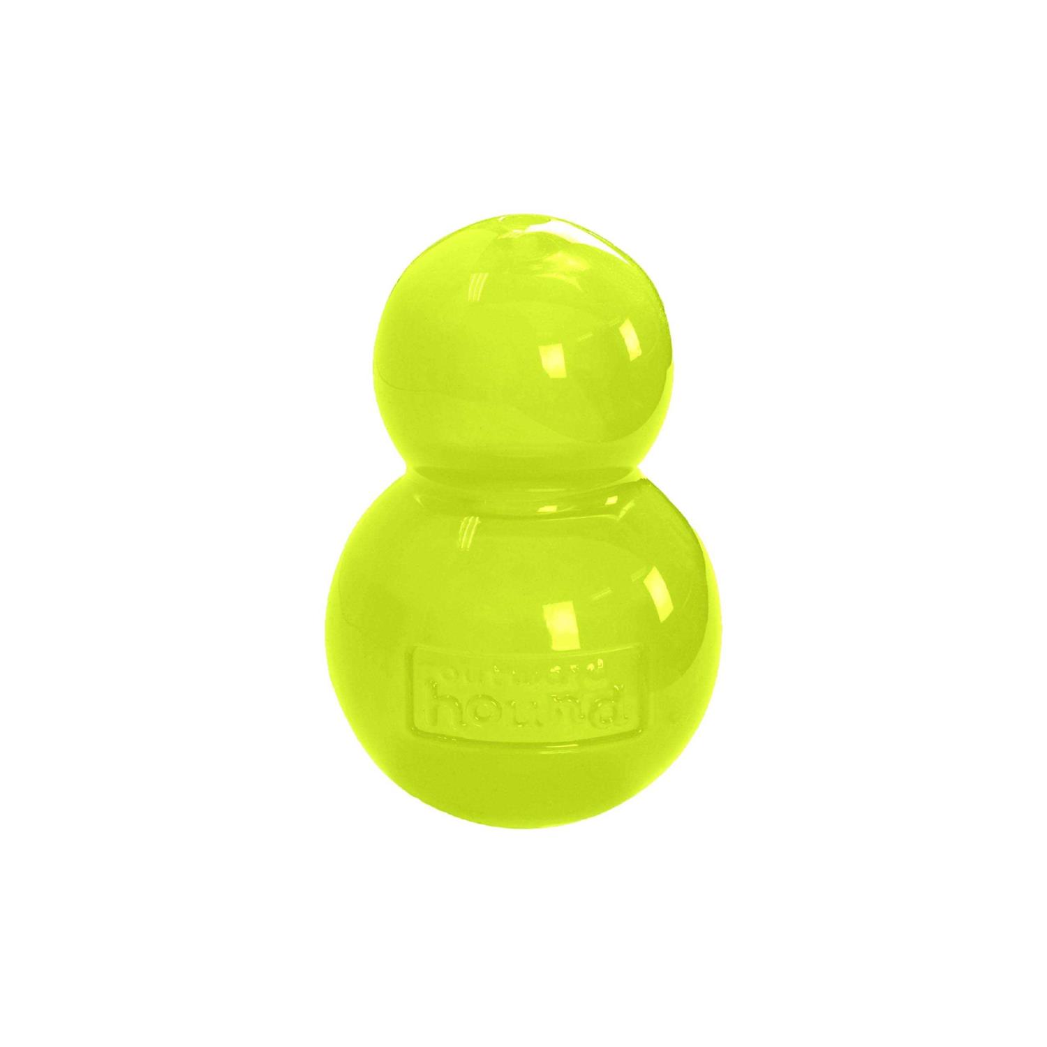Outward Hound Double-Tuff Treat Stuffer Green Dog Toy - Healthber