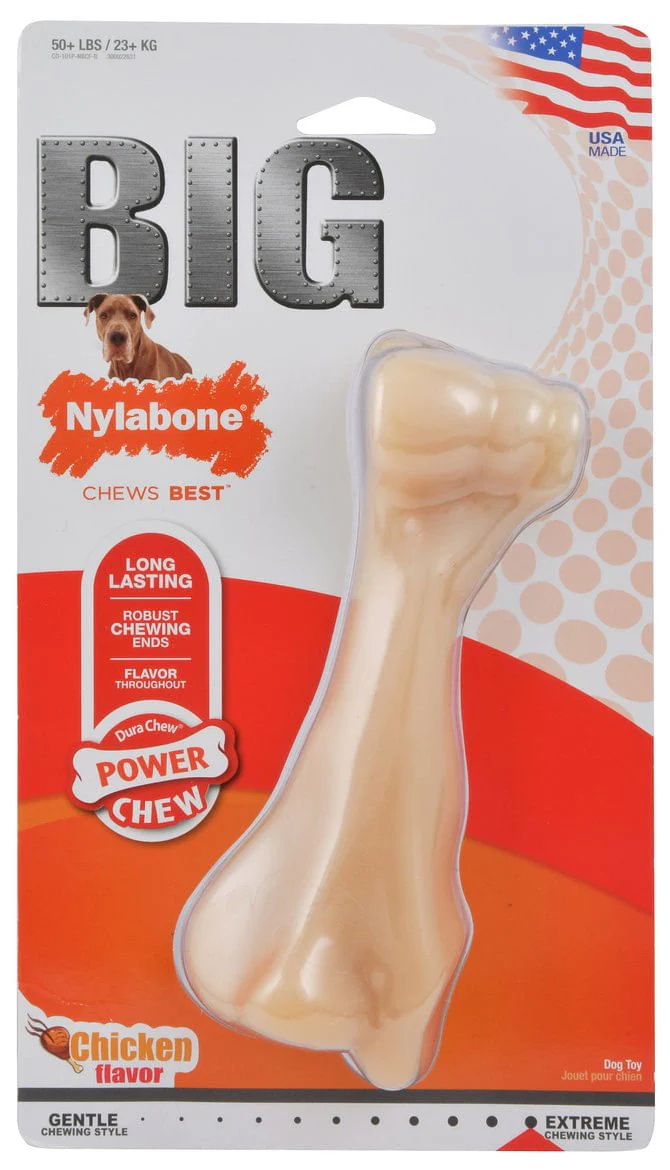 Nylabone Big Chews for Big Dogs, Xlarge/Souper, 50+ lbs - Healthber