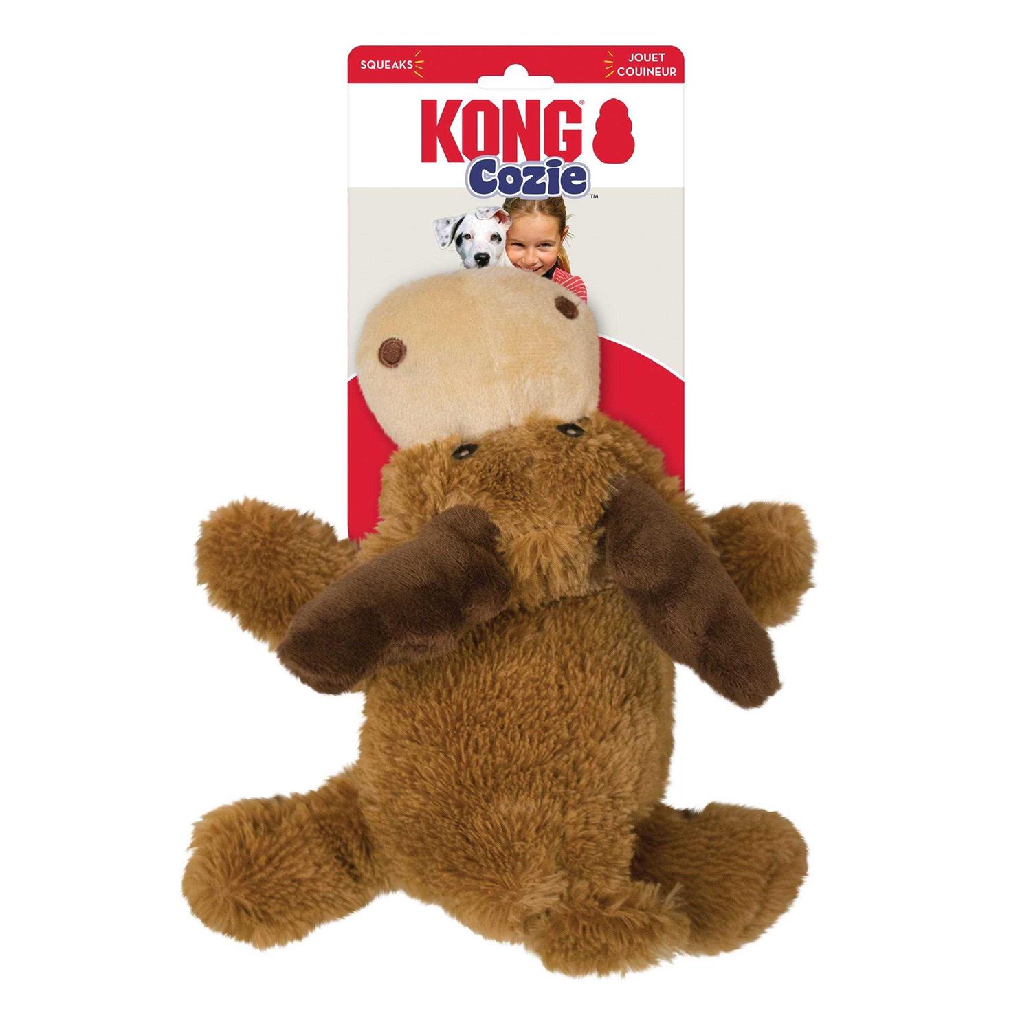KONG Cozie Marvin Moose Dog Toy - Healthber