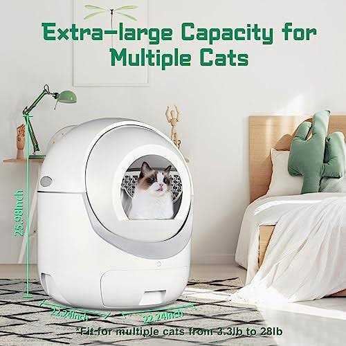 Cleanpethome Self Cleaning Cat Litter Box - Healthber