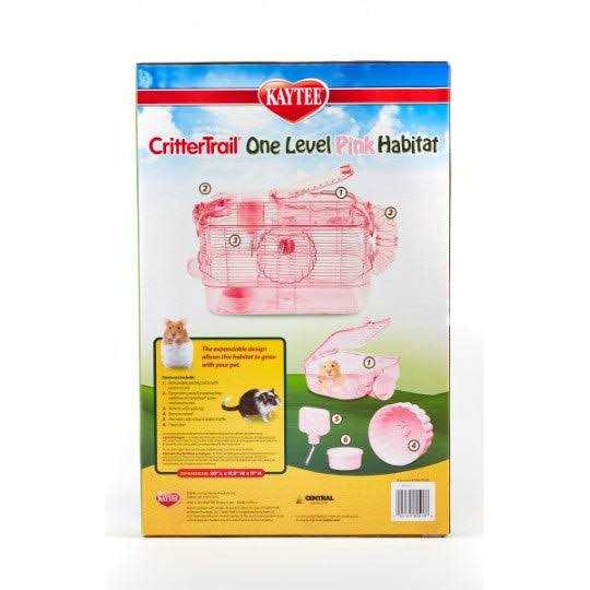 Kaytee CritterTrail One Level Habitat Pink - Healthber