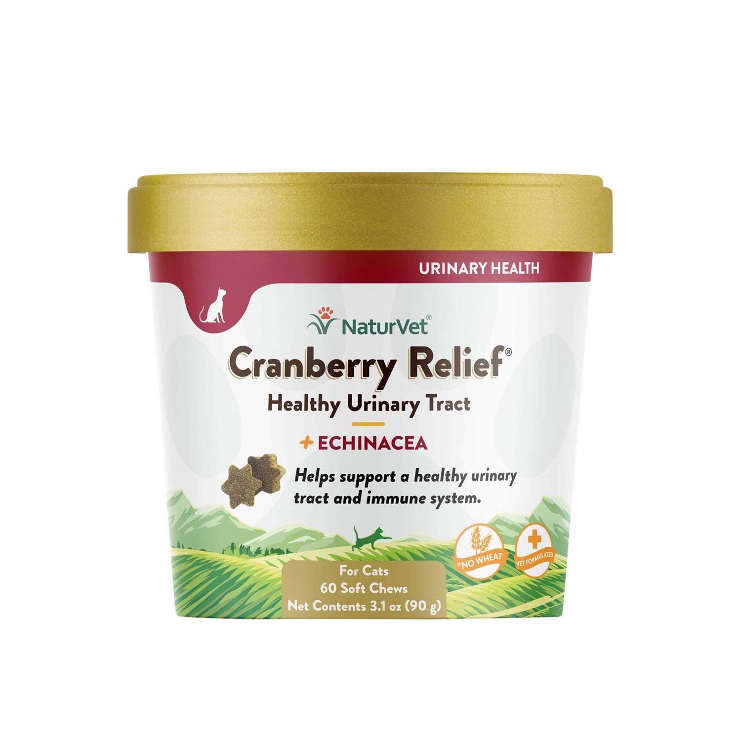 NaturVet Cranberry Relief Plus Echinacea for Cats - Healthber