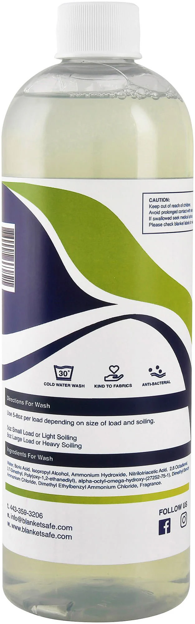 Blanket Safe Professional Horse Blanket Wash & Deodorizer, 16 oz - Healthber